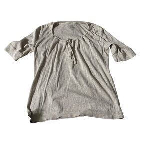 Eddie Bauer Women's Light Gray Blouse